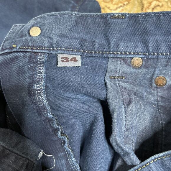 Seilin Co Men's Jeans Blue Color Made in Japan Size 34 with DEFECT - Picture 8 of 11